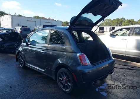 2015 Fiat 500 Abarth z USA, uszkodzony, nr VIN 3C3CFFFH9FT741517